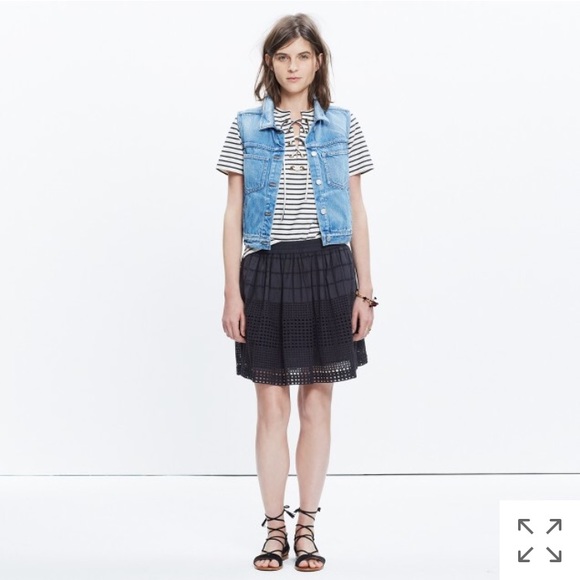Madewell Dresses & Skirts - Madewell Beachhouse Eyelet Skirt Sz Small